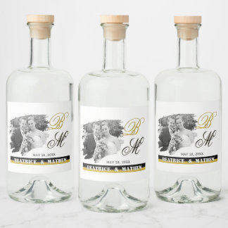 Étiquettes Pour Bouteilles De Liqueur Elégant mariage Étiquettes de bouteille photo, Ann