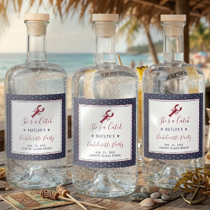 Étiquettes Pour Bouteilles De Liqueur Elle est un parti de jeune fille côtière She's A C