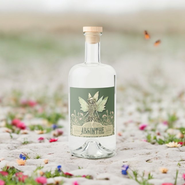 Étiquettes Pour Bouteilles De Liqueur Emerald Enchanted Elixir fée (Créateur téléchargé)