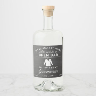 Étiquettes Pour Bouteilles De Liqueur Ensemble de Étiquettes de bouteille de liquide Gro