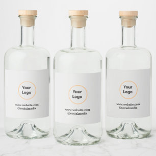 Étiquettes Pour Bouteilles De Liqueur Ensemble de Étiquettes de nourriture et de boisson