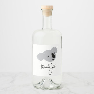 Étiquettes Pour Bouteilles De Liqueur Étiquettes de bouteille Koala Jo