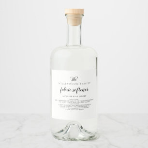 Étiquettes Pour Bouteilles De Liqueur Étiquettes de stockage de produits noirs et blancs