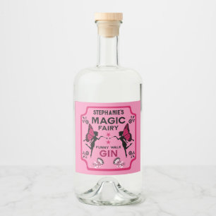 Étiquettes Pour Bouteilles De Liqueur Fairy Princess Magic Gin