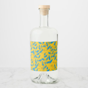 Étiquettes Pour Bouteilles De Liqueur feuille