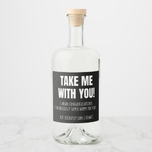 Étiquettes Pour Bouteilles De Liqueur Funny Farewell Mug