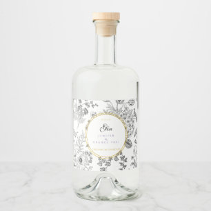 Étiquettes Pour Bouteilles De Liqueur Ginbottle personnalisé