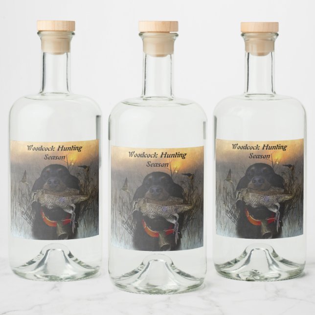 Étiquettes Pour Bouteilles De Liqueur Gordon Setter (Bouteilles)