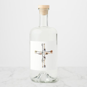 Étiquettes Pour Bouteilles De Liqueur Guitare Lover Cadeau de Croix de Guitare