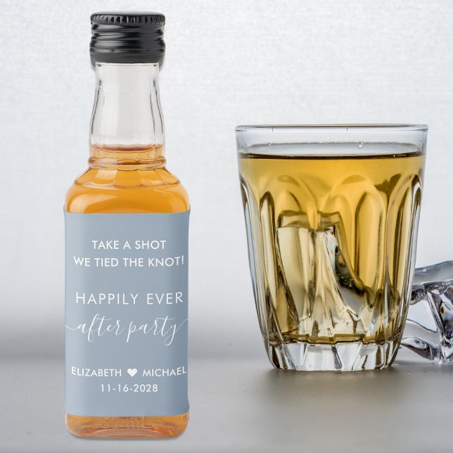 Étiquettes Pour Bouteilles De Liqueur Heureusement Jamais Après La Réception De Mariage  (Créateur téléchargé)