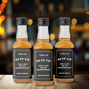 Étiquettes Pour Bouteilles De Liqueur Il Est Temps De S'Adapter À Ma Proposition De Groo