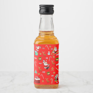 Étiquettes Pour Bouteilles De Liqueur Joyeux Noël Nice Naughty 25 décembre Noël
