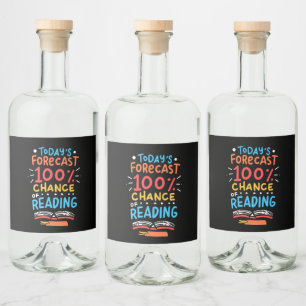 Étiquettes Pour Bouteilles De Liqueur Lecture - 100% Chance de lecture