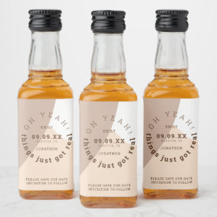 Étiquettes Pour Bouteilles De Liqueur Les Choses Juste Obtenu Véritable Fun Crème Brown