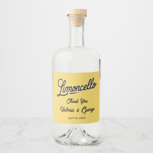 Étiquettes Pour Bouteilles De Liqueur Limoncello