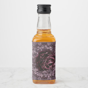 Étiquettes Pour Bouteilles De Liqueur Mandala de rose 