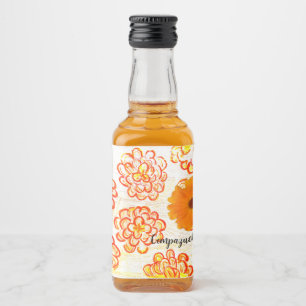 Étiquettes Pour Bouteilles De Liqueur Marigolds Cempazuchil