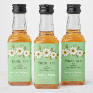 Étiquettes Pour Bouteilles De Liqueur Mini mariage facile à personnaliser