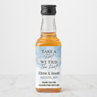 Étiquettes Pour Bouteilles De Liqueur Mini Whiskey Botlle Label - Liquor Label - Wedding