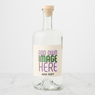 ÉTIQUETTES POUR BOUTEILLES DE LIQUEUR MODELE DE TEXTE D'IMAGE NATURELLE SIMPLE ET MODIFI