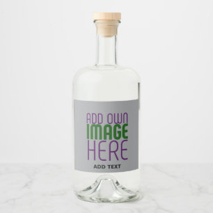 ÉTIQUETTES POUR BOUTEILLES DE LIQUEUR MODELE DE TEXTE D'IMAGE SIMPLE ÉDITABLE MODERNE