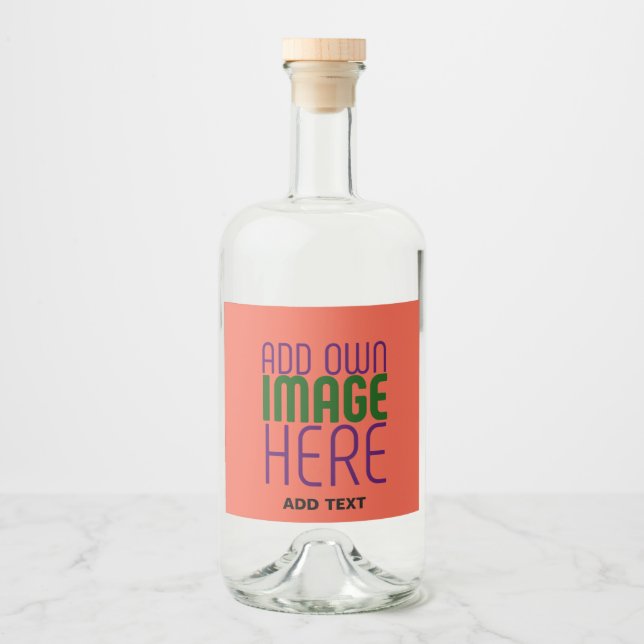 ÉTIQUETTES POUR BOUTEILLES DE LIQUEUR MODELE DE TEXTE D'IMAGE TOMATE ROUGE ÉDITABLE MODE (Devant)