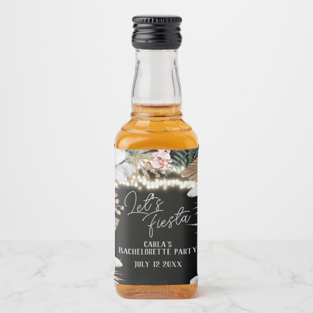 Étiquettes Pour Bouteilles De Liqueur Nuits de La Havane Fiesta tropicale cubaine (Devant)