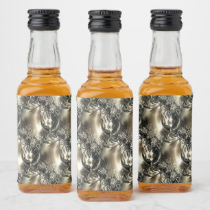 Étiquettes Pour Bouteilles De Liqueur Perles dorées