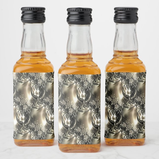 Étiquettes Pour Bouteilles De Liqueur Perles dorées (Bouteilles)
