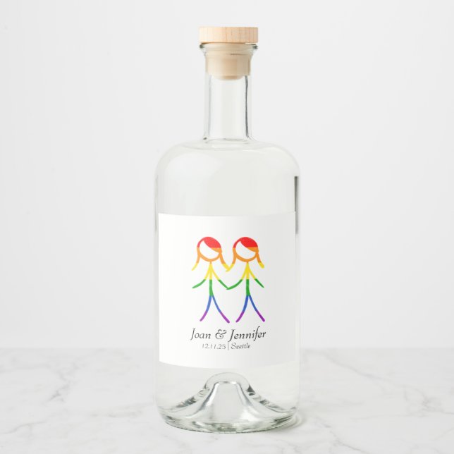 Étiquettes Pour Bouteilles De Liqueur Potion d'amour no 2 (Devant)