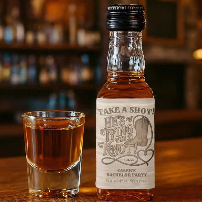 Étiquettes Pour Bouteilles De Liqueur Prenez un Shot pour le Mariage Enterrement de Vie  (Créateur téléchargé)