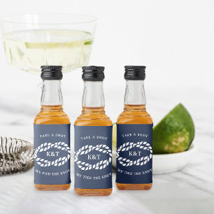 Étiquettes Pour Bouteilles De Liqueur Prenez une balle, nous avons lié la faveur de mari
