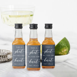 Étiquettes Pour Bouteilles De Liqueur Prenez une balle, nous avons lié la faveur de mari