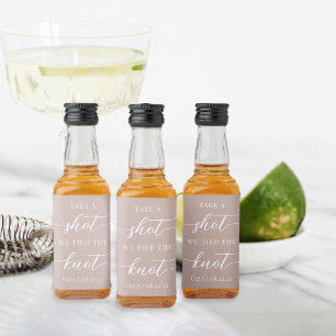Étiquettes Pour Bouteilles De Liqueur Prenez une balle, nous avons lié la faveur de mari