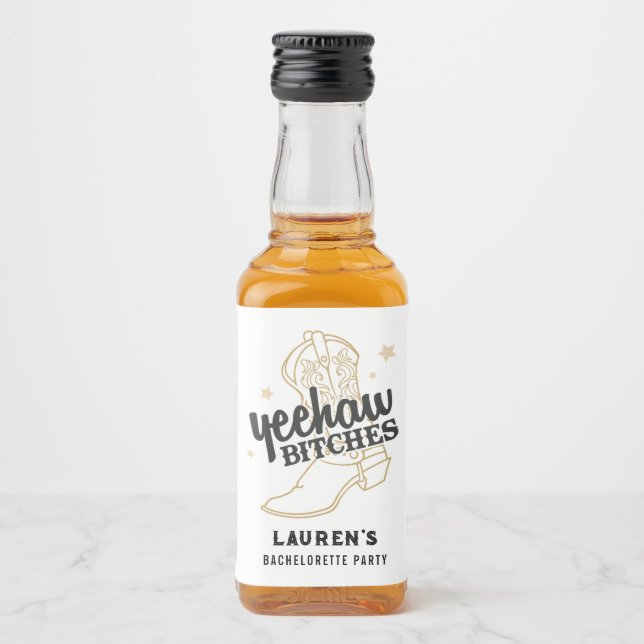 Étiquettes Pour Bouteilles De Liqueur Privilège de bouteille miniature pour enterrement  (Devant)