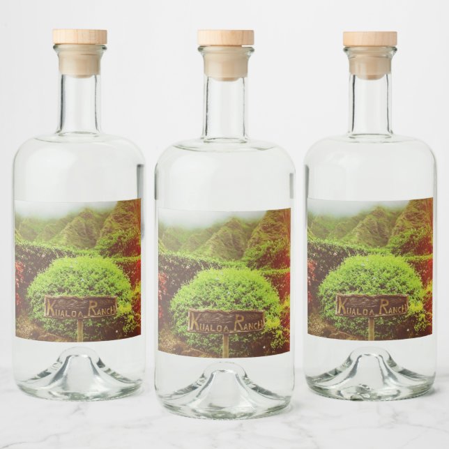 Étiquettes Pour Bouteilles De Liqueur Ranch Kualoa (Bouteilles)