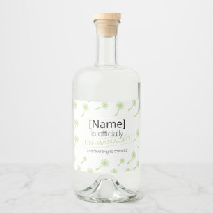 Étiquettes Pour Bouteilles De Liqueur Retraite non gérée officiellement hors de la maiso