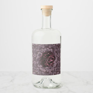 Étiquettes Pour Bouteilles De Liqueur Rose Mandala