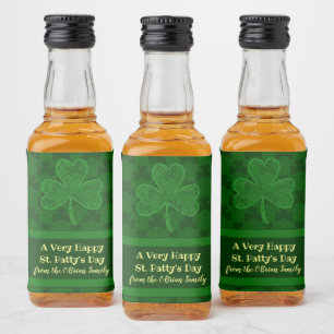 Étiquettes Pour Bouteilles De Liqueur Shamrock