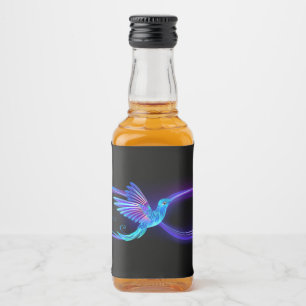 Étiquettes Pour Bouteilles De Liqueur Symbole de Neon Infinity par Glowing Hummingbird