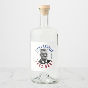 Étiquettes Pour Bouteilles De Liqueur T-shirt Jean Lassalle Président 2022