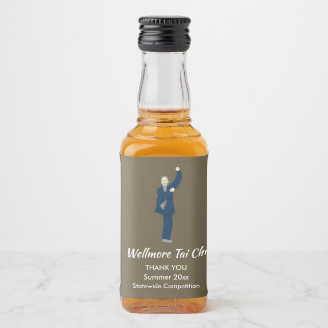 Étiquettes Pour Bouteilles De Liqueur Tai Chi (Devant)