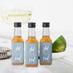 Étiquettes Pour Bouteilles De Liqueur Tire un coup, elle noue le noeud Bachelorette