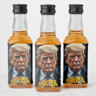 Étiquettes Pour Bouteilles De Liqueur Trump MAGA