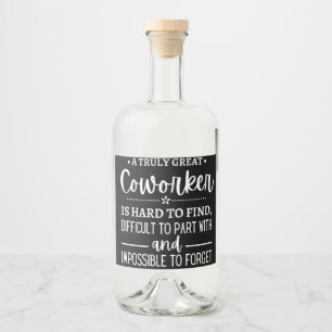 Étiquettes Pour Bouteilles De Liqueur Un vrai grand collègue