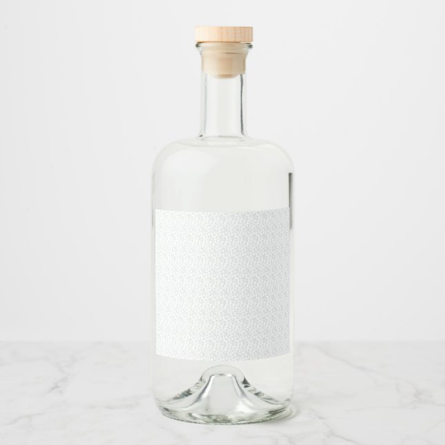 Étiquettes Pour Bouteilles De Liqueur Une surface entièrement blanche et sans fonctionna (Devant)