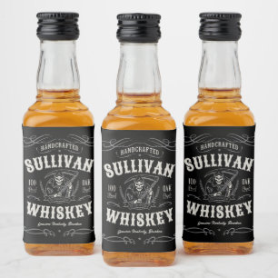 Étiquettes Pour Bouteilles De Liqueur Vintage Liqueur AJOUTER NOM Old Grim Reaper Whiske