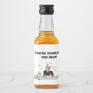 Étiquettes Pour Bouteilles De Liqueur Vous êtes simplement le meilleur texte personnalis