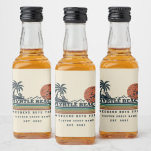 Étiquettes Pour Bouteilles De Liqueur Week-end personnalisé de l'enterrement de vie de g