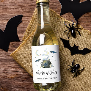 Étiquettes Pour Bouteilles De Vin À votre santé, Sorcières Baby Shower Halloween